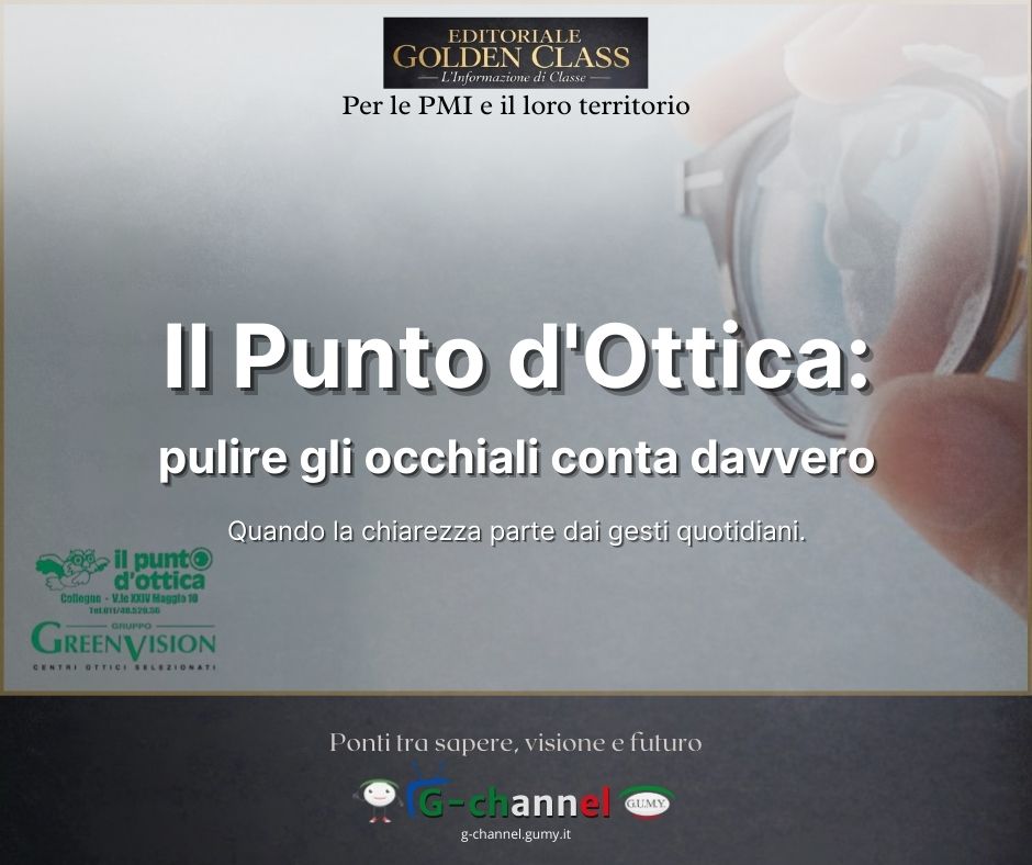 Il Punto d’Ottica: pulire gli occhiali conta davvero